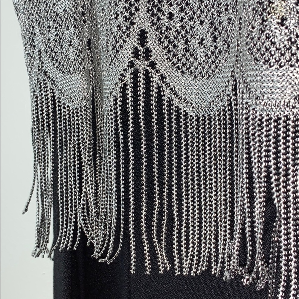 Black and Silver Evening Gown - Picture 4 of 8